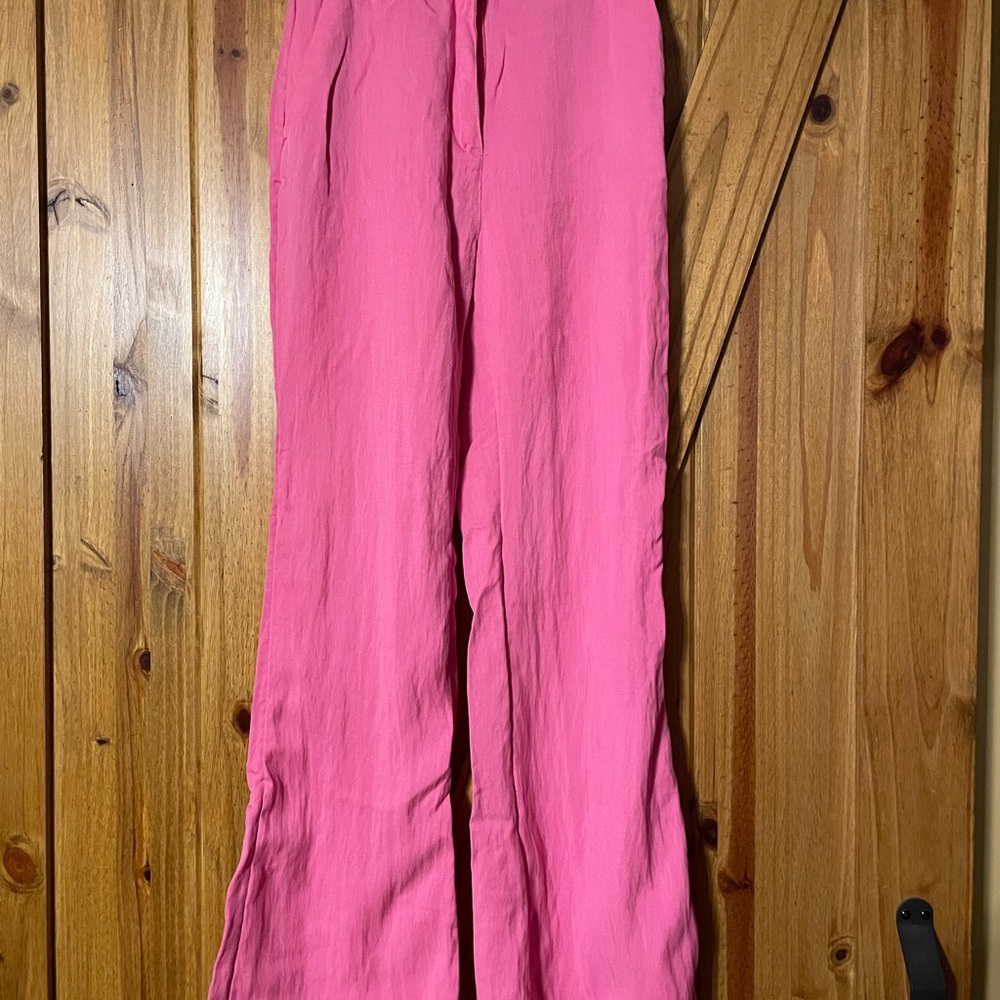 H&M Pink Flared Pants